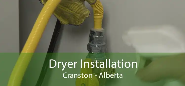 Dryer Installation Cranston - Alberta