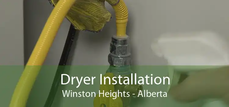 Dryer Installation Winston Heights - Alberta