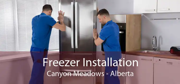 Freezer Installation Canyon Meadows - Alberta