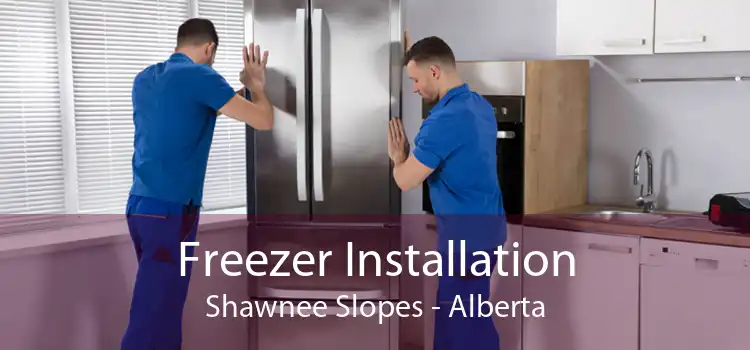 Freezer Installation Shawnee Slopes - Alberta