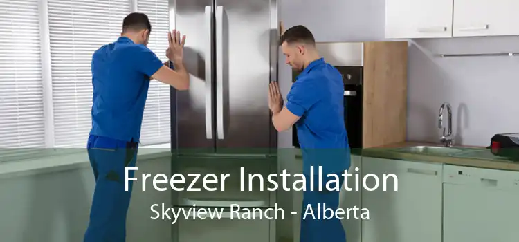 Freezer Installation Skyview Ranch - Alberta