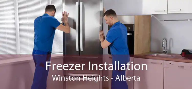 Freezer Installation Winston Heights - Alberta