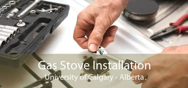 Gas Stove Installation University of Calgary - Alberta