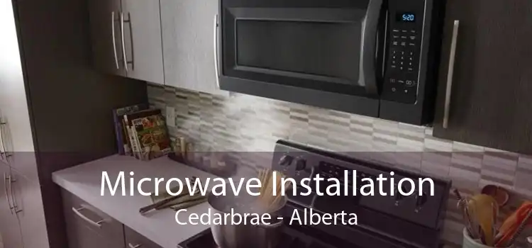 Microwave Installation Cedarbrae - Alberta