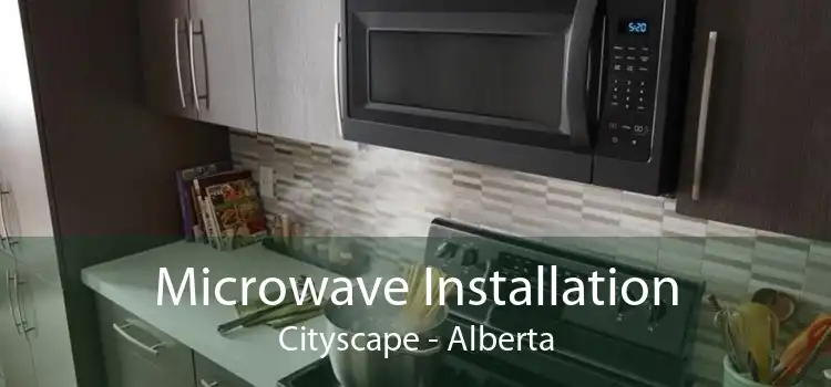 Microwave Installation Cityscape - Alberta