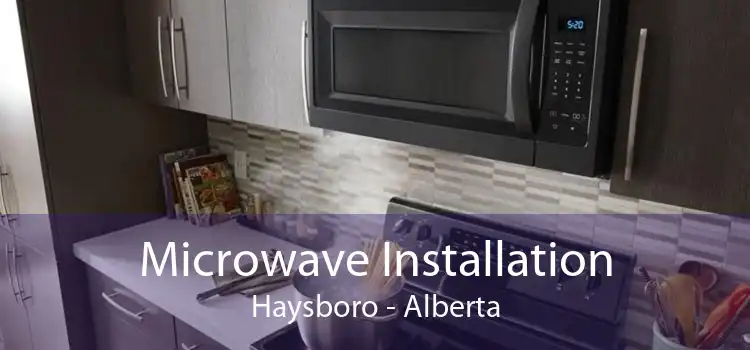 Microwave Installation Haysboro - Alberta