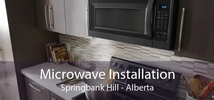 Microwave Installation Springbank Hill - Alberta