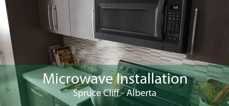 Microwave Installation Spruce Cliff - Alberta