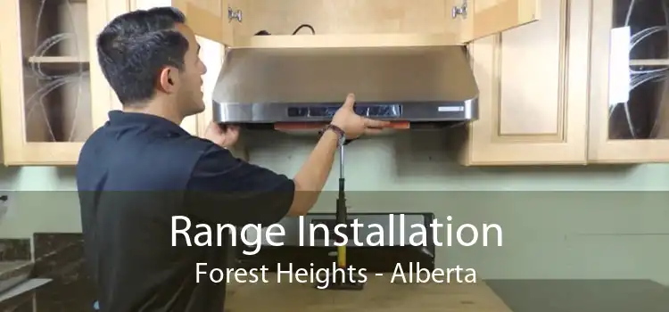 Range Installation Forest Heights - Alberta