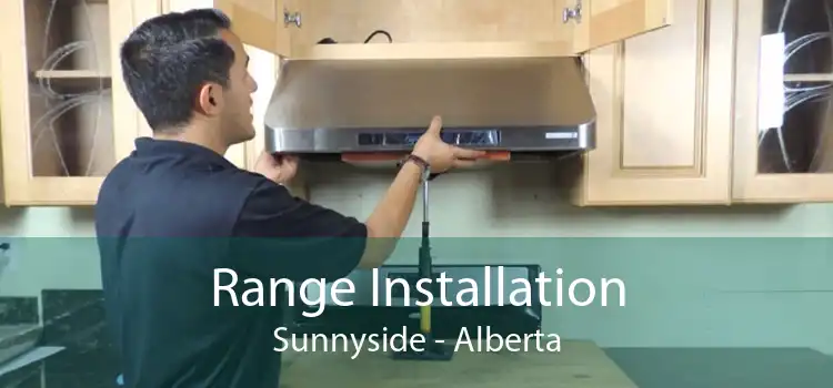 Range Installation Sunnyside - Alberta