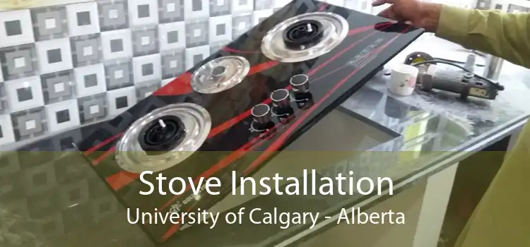 Stove Installation University of Calgary - Alberta